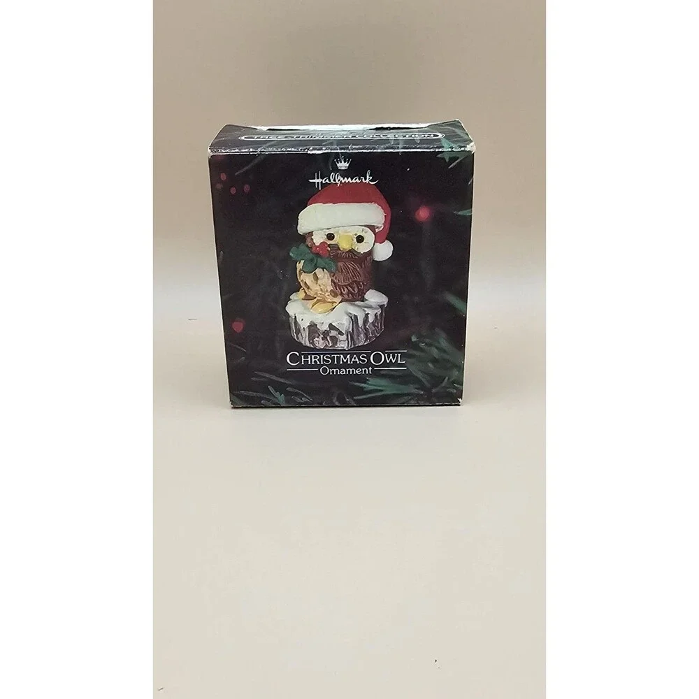 Hallmark Tree Trimmer Ornament~Christmas Owl~Dated 1980